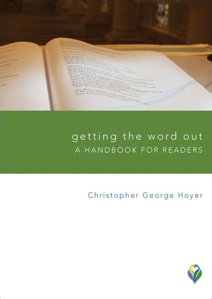 getting the word out a handbook for readers leading worship matters Doc